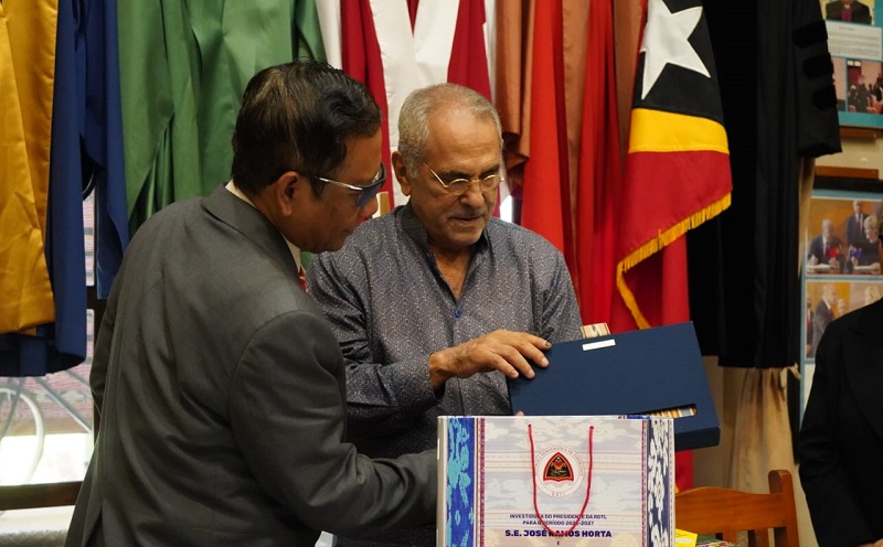 Wakili Jokowi, Mahfud MD Bertemu Presiden Timor Leste Terpilih Jose Ramos Horta di Dili