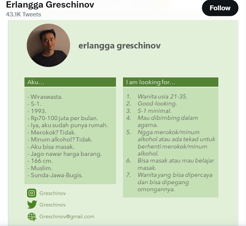  Viral Cari Jodoh di Twitter, Pria Ini Malah Disenggol Ditjen Pajak