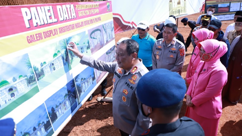 Pembangunan Masjid Batalyon D Pelopor Brimob Tasikmalaya Dimulai, Ini Harapan Kapolda Jabar 
