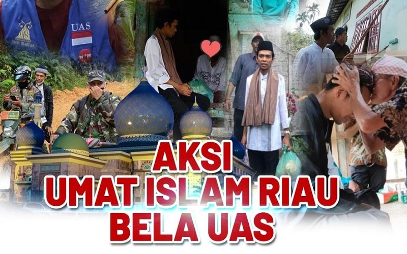 Demo Bela UAS Ditolak Masuk Singapura, Warga Riau Akan Long March usai Salat Jumat