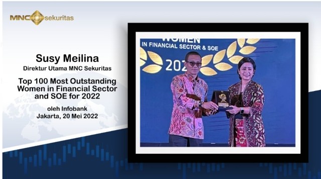 Dirut MNC Sekuritas Raih Penghargaan Top 100 Most Outstanding Women 2022