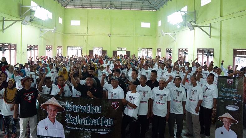 Petani Karet Ogan Ilir Dukung Ganjar Pranowo Presiden Indonesia 2024