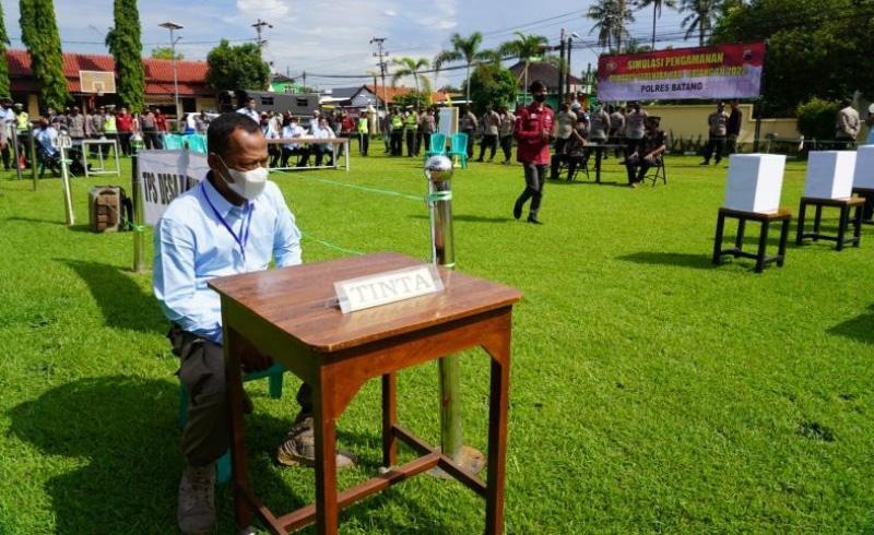 Antisipasi Kerusuhan Pilkades Serentak, Polres Batang Terjunkan Ratusan Personel
