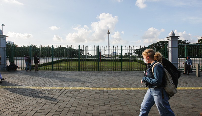Kawasan Monas Mulai Dibuka Uji Coba Hari ini, Berikut Jam Operasionalnya