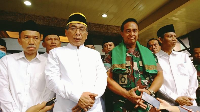 Jenderal Andika Sambangi Gus Yahya, TNI dan NU Akan Kembangkan Gerakan Bela Negara