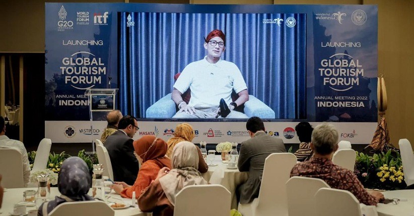 Digelar November, Sandiaga Uno Dukung Penyelenggaraan Global Tourism Forum 2022 di Bali  