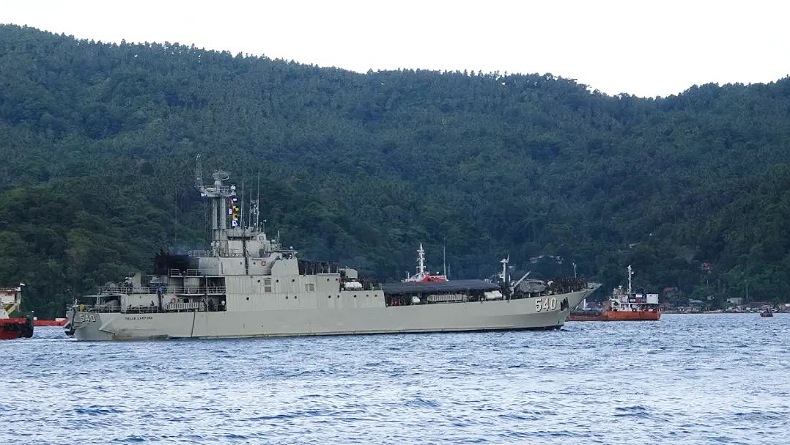 KRI TLP-540 Tinggalkan Dermaga Lantamal VIII, Tugas Pengamanan di Perbatasan RI-Malaysia