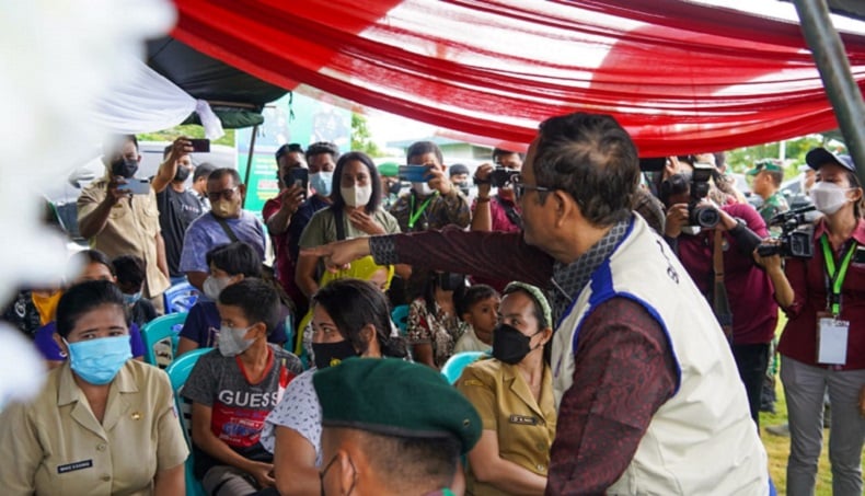 Sambangi Pulau Miangas, Mahfud MD : Kita Bangun Indonesia dari Pinggiran 