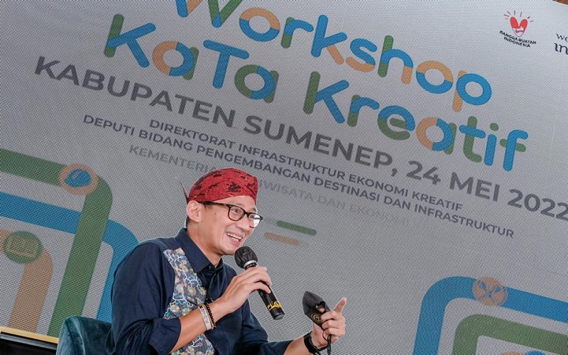 Bangkitkan Ekonomi, Menparekraf Sandiaga Uno: Fesyen Bisa Jadi Produk Unggulan Pamekasan