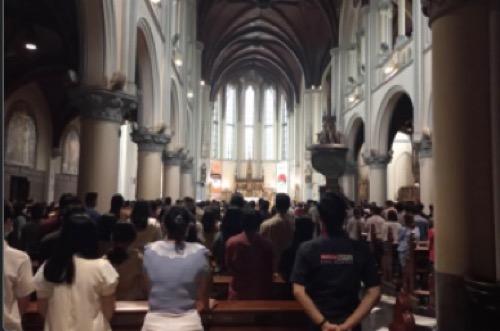 Misa Kenaikan Isa Almasih di Gereja Katedral Berlangsung Khidmat, Begini Suasananya