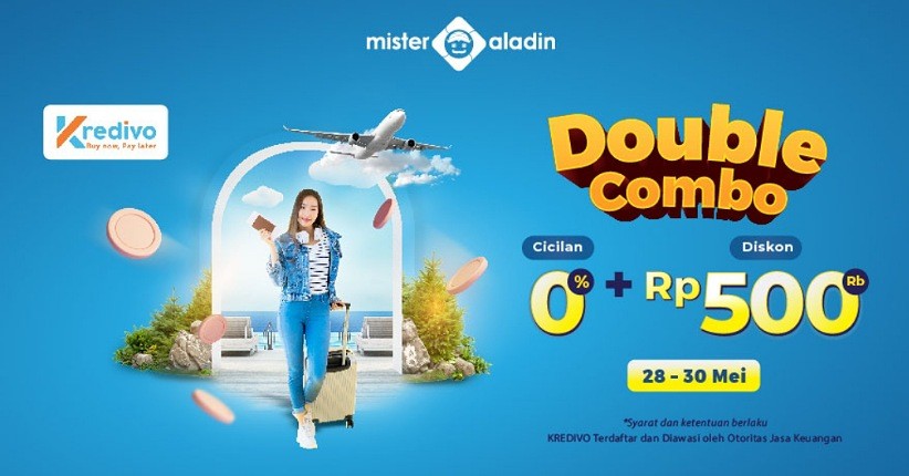 Cuma di Mister Aladin Bisa Travelling dengan Harga Miring, Ada Diskon hingga Rp500.000!