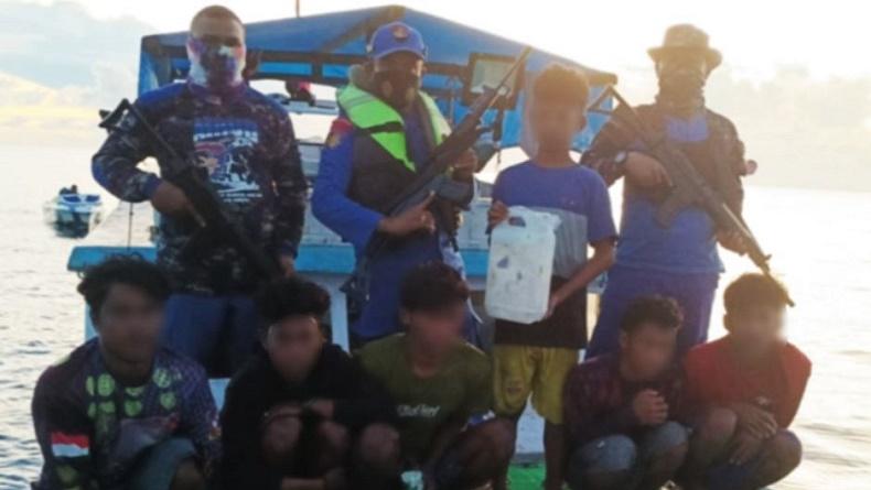 7 Pelaku Bom Ikan di Taliabu Ditangkap Polairud Polda Malut, 1 Orang Ditembak