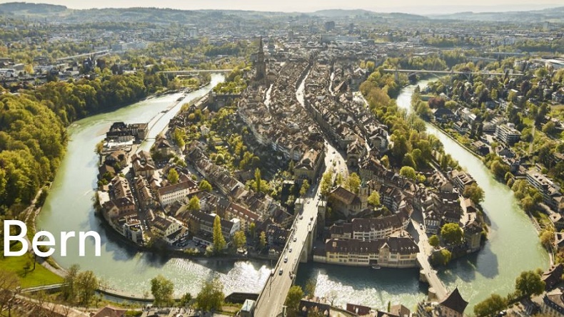 Penampakan Sungai Aaree yang Membelah Kota Bern di Swiss, Tempat Putra Ridwan Kamil Hilang