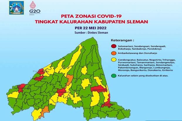  Zona Merah Covid-19 di Sleman Naik Tiga Kali Lipat