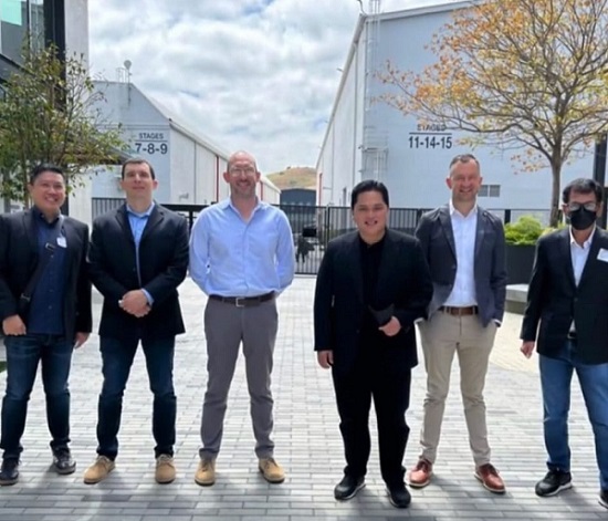Kunjungi Amazon Studios, Erick Thohir Berharap Industri Kreatif Indonesia Mendunia