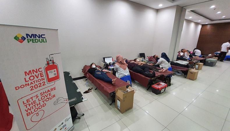 Targetkan 300 Kantong Darah, MNC Peduli Gelar Donor Darah bagi Karyawan MNC