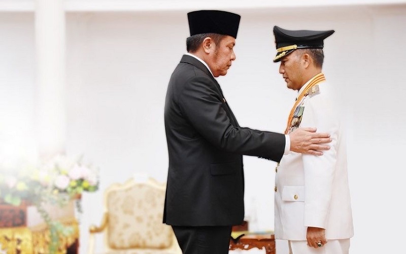 Lantik Apriyadi Jadi Pj Bupati Muba, Herman Deru Singgung soal Kemiskinan  