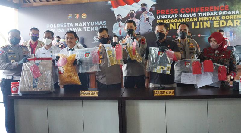  Peredaran Minyak Goreng Kemasan Ilegal di Banyumas-Malang, Kapolda Jateng : Sangat Besar