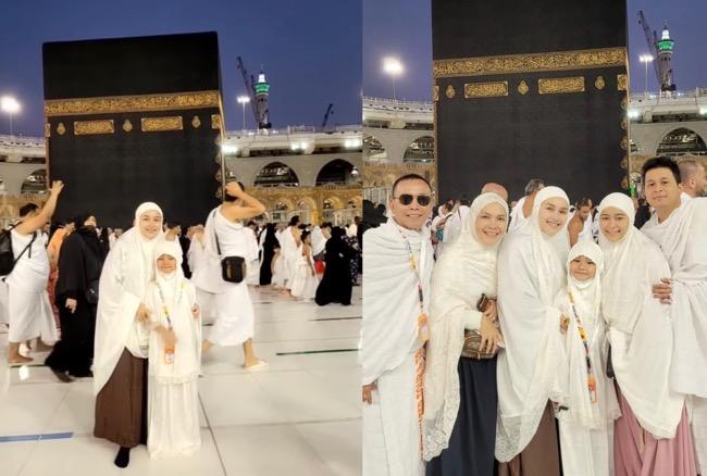 Ayu Ting Ting Umroh Sekeluarga, Baru Tiba di Mekah Demam dan Muntah-Muntah 