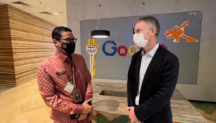 Pacu Pemulihan Ekonomi & Sektor Parekraf, Sandiaga Uno dan Bos Google Sepakat Kolaborasi 
