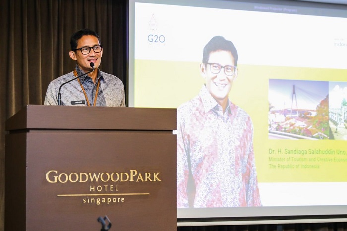  Targetkan Jaring 3,6 Juta Wisman, Menparekraf Pimpin Misi Penjualan ke Singapura  