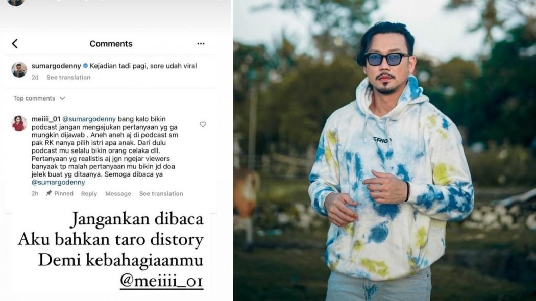 Dituduh Netizen Podcastnya Bikin Celaka Anak Ridwan Kamil, Begini Respons Denny Sumargo 