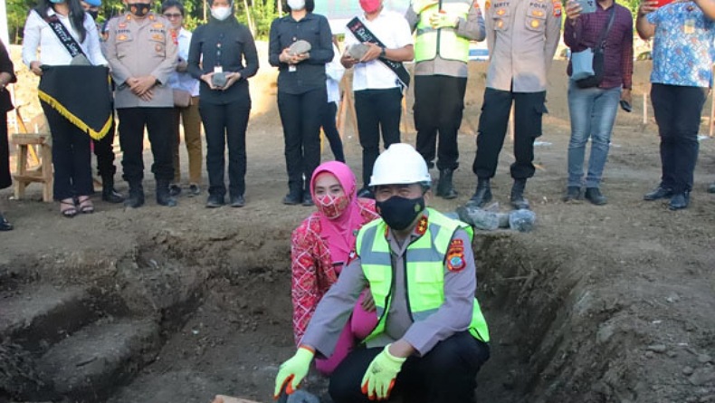 Lokasi Pembangunan Mako Polres Kepulauan Sitaro Sangat Bagus, Ini Harapan Kapolda Sulut