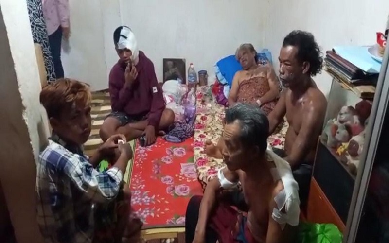 Satu Keluarga di Palembang Disiram Air Keras, Pelaku Puluhan Orang 