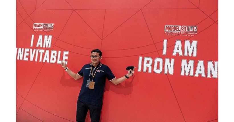 Datang ke Marvel Exhibition, Sandiaga Uno Dorong Pelaku Ekraf Kembangkan IP ke Pasar Global