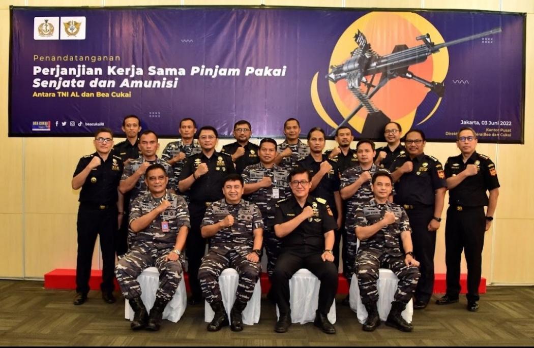 Jaga Kedaulatan Laut Indonesia, Bea Cukai Pinjam Senjata TNI AL