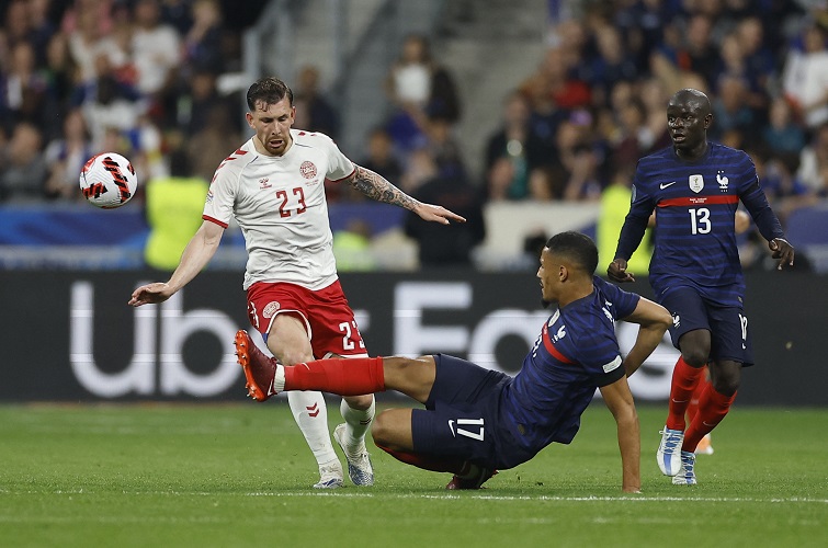 Hasil UEFA Nations League: Tampil Heroik, Denmark Comeback Libas Prancis di Stade de France