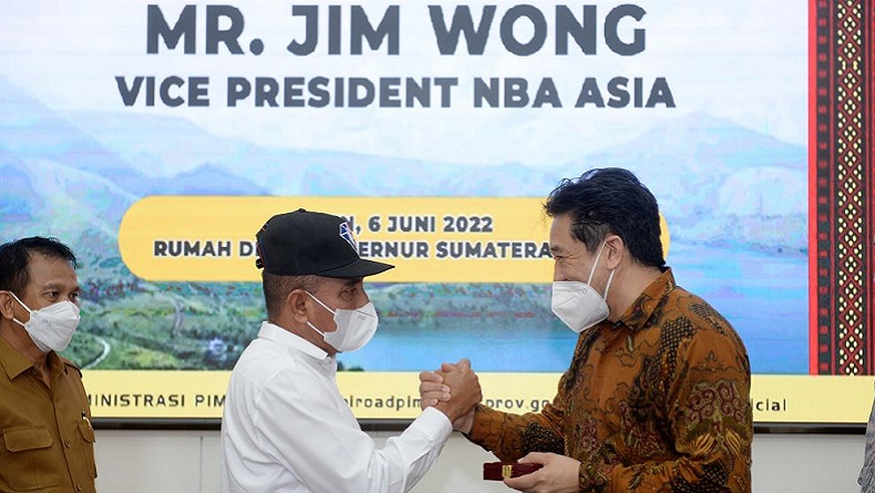 Edy Rahmayadi Dikunjungi Petinggi NBA Asia, Bahas Apa?