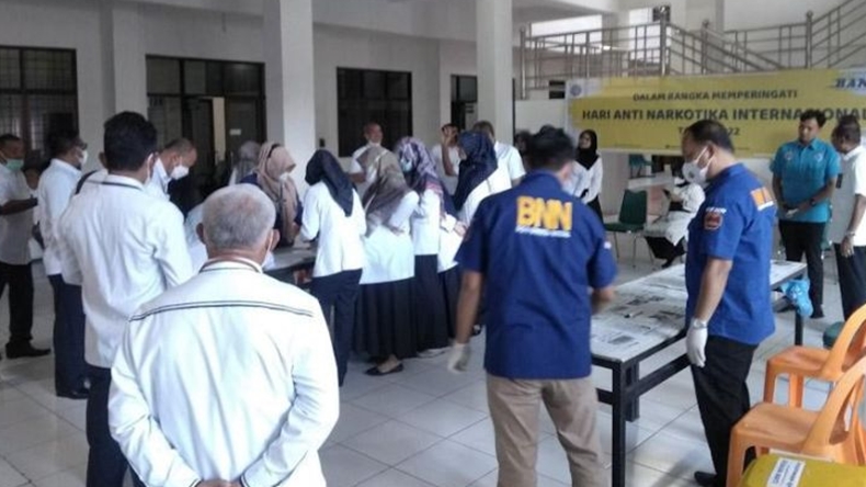 BNN Lakukan Tes Urine di Pengadilan Tinggi Banda Aceh, Ini Hasilnya