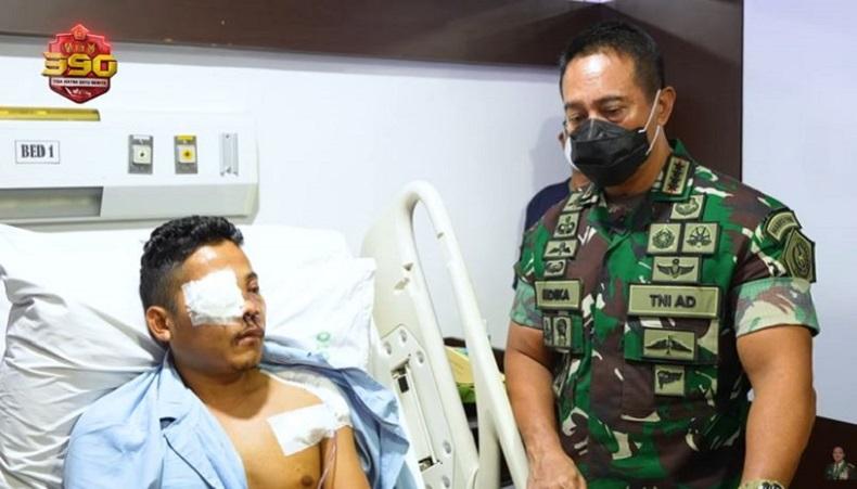 Jenderal Andika Akan Pindahkan Prajurit Korban Luka Tembak di Papua dari Satuan Tempur