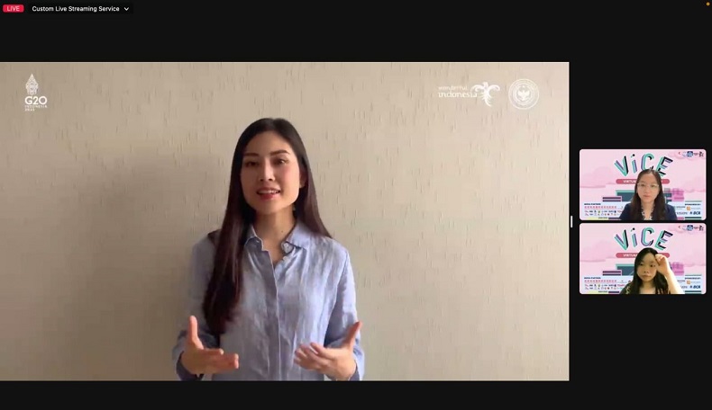 Pembicara Kunci di Virtual Career Expo PPI Tiongkok, Ini Pesan Angela Tanoesoedibjo tentang Dunia Kerja