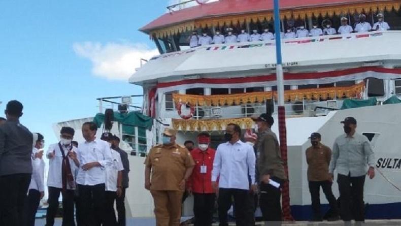 Resmikan Operasional 3 Pelabuhan dan 1 Kapal Fery di Wakatobi, Ini Harapan Jokowi