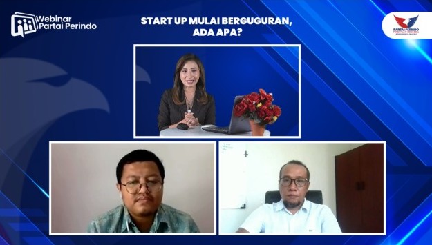 Di Webinar Partai Perindo, Peneliti Indef Ungkap Pemicu Startup di Indonesia Berangsur Bangkrut