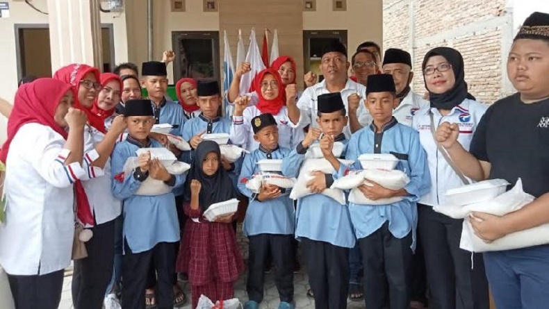 Rayakan HUT Ke-7 Tahun, Perindo Asahan Santuni Ratusan Anak Yatim