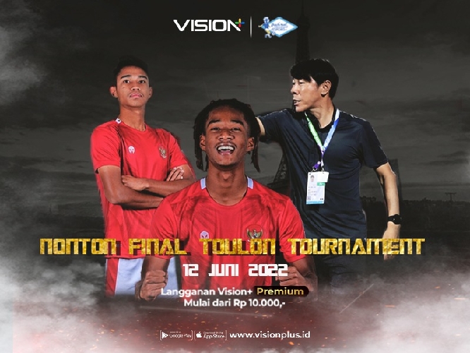 Live di Vision+, Nonton Final Toulon Tournament