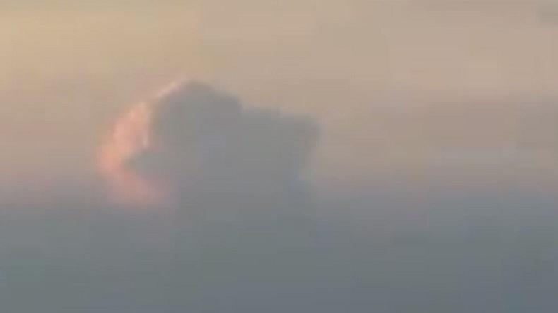 Ledakan di Ukraina, Asap Tebal Membubung Tinggi