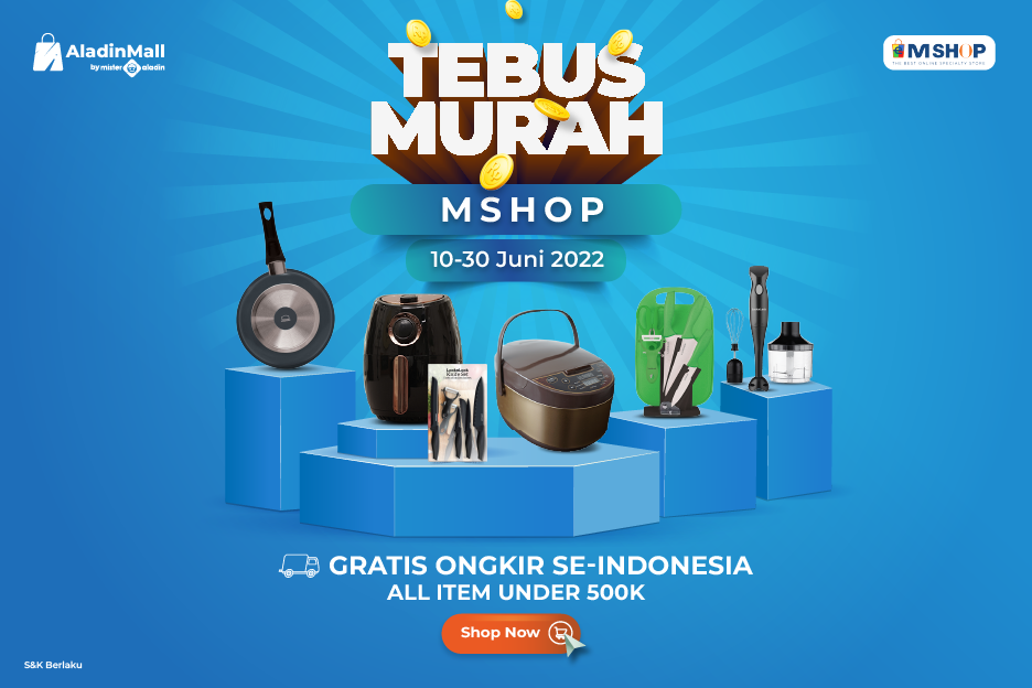 Asyik! Belanja Apapun di AladinMall by Mister Aladin Bisa Tebus Murah LocknLock.