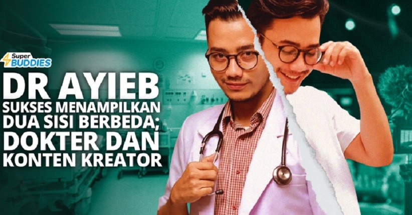 dr Ayieb Sukses Menampilkan Dua Sisi Berbeda: Dokter dan Konten Kreator