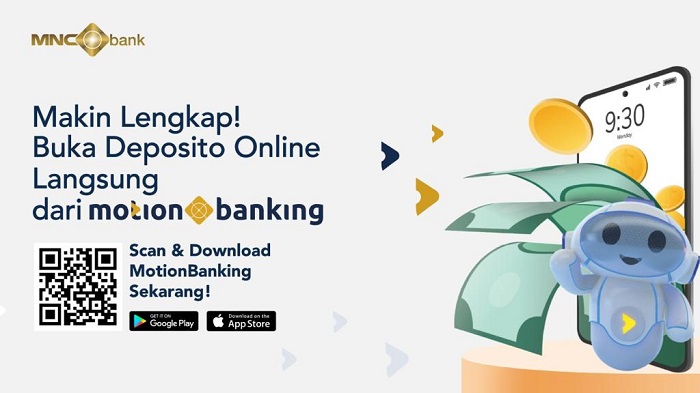 Makin Lengkap, Buka Deposito Online Langsung dari MotionBanking