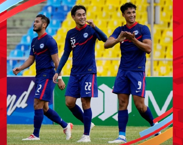 Hasil Kualifikasi Piala Asia 2023: Ikhsan Fandi Beringas, Singapura Bantai Myanmar