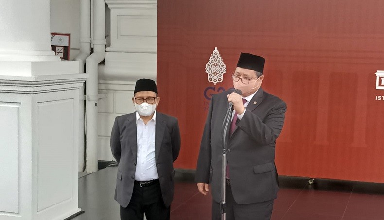 Airlangga dan Cak Imin Kompak Keluar Bersama usai Pelantikan di Istana