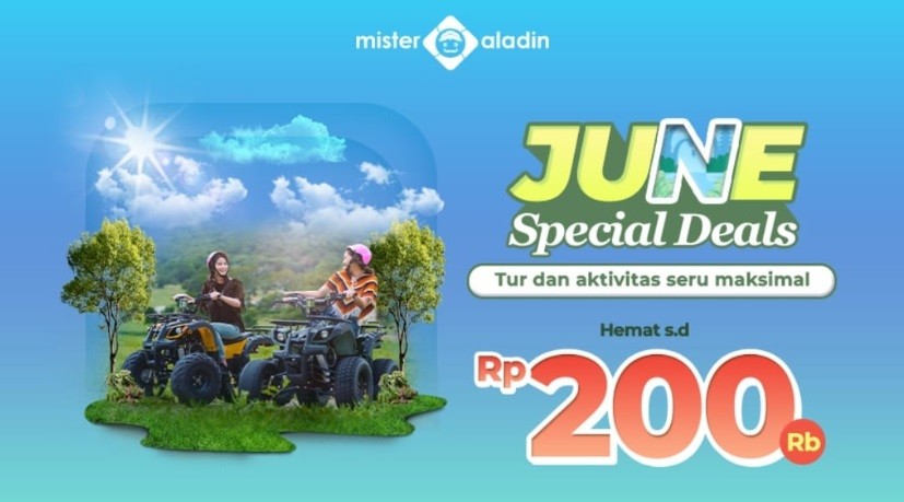 Cuma di Mister Aladin, Bisa Pilih Semua Jenis Liburan Plus Diskon hingga Rp200.000