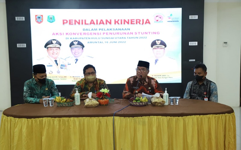 Tim Aksi KP2S Kalsel Lakukan Penilaian Penurunan Stunting di HSU