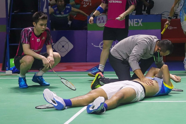 Tangis Pelatih Malaysia Rexy Mainaky Lihat Yeremia Berjuang Sampai Akhir Walau Cedera