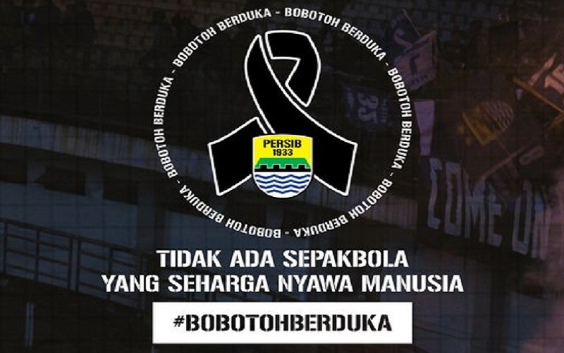 #BobotohBerduka Trending, Netizen : Tak Ada Sepak Bola yang Seharga Nyawa Manusia