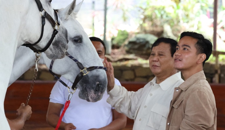 Gibran Naik Kuda, Prabowo : Sunah Rasulullah SAW bagi Laki-Laki Muslim